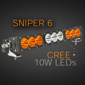LED Light Bar | Sniper | Single Row with CREE LEDs